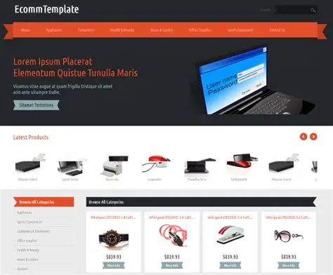 Free eCommerce Website Templates