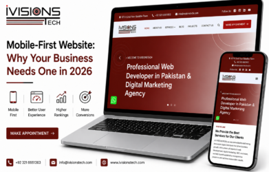 Mobile-first website